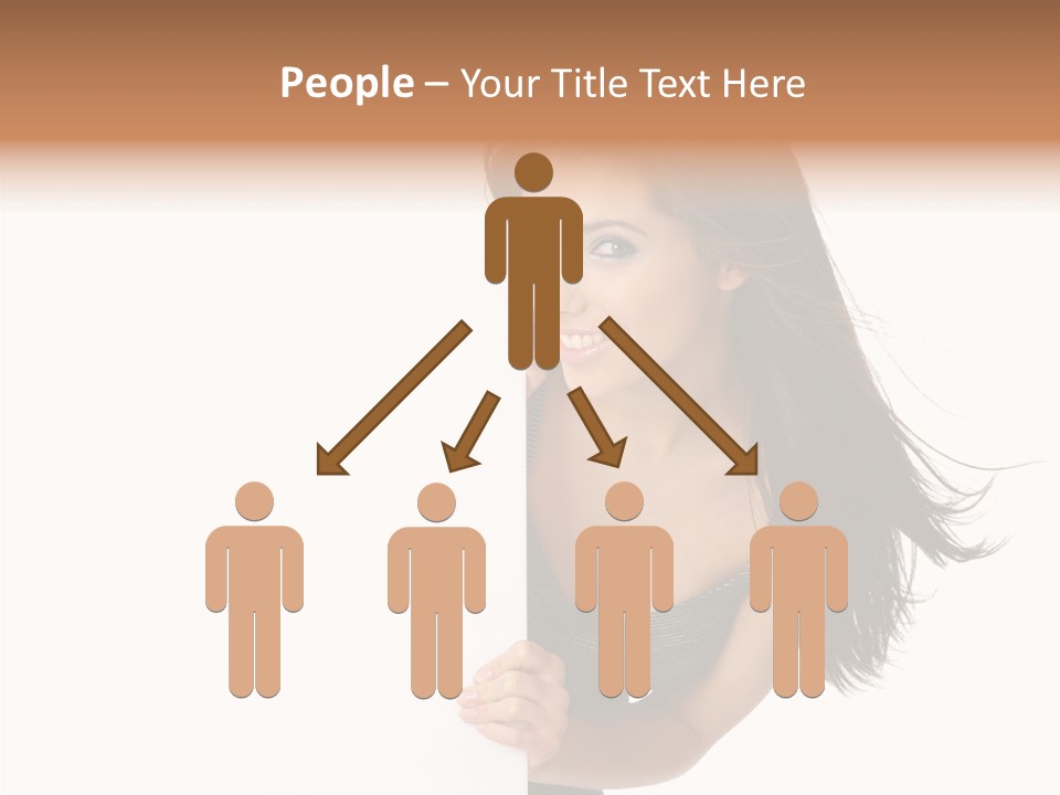 Female Advert Blank PowerPoint Template