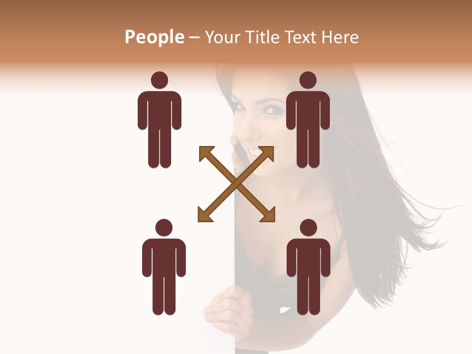 Female Advert Blank PowerPoint Template