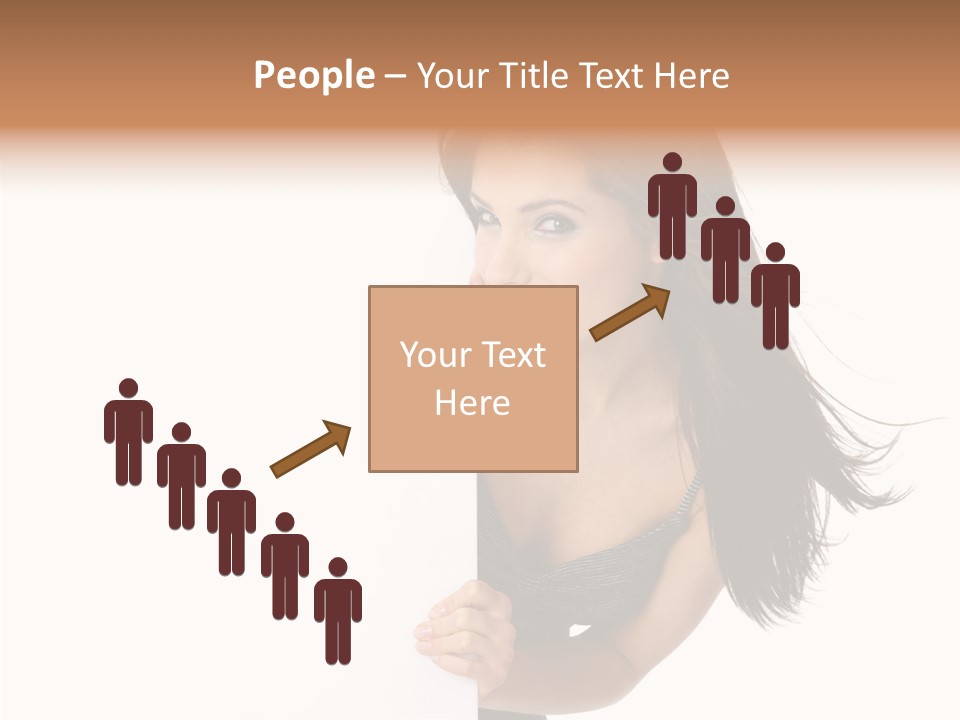 Female Advert Blank PowerPoint Template