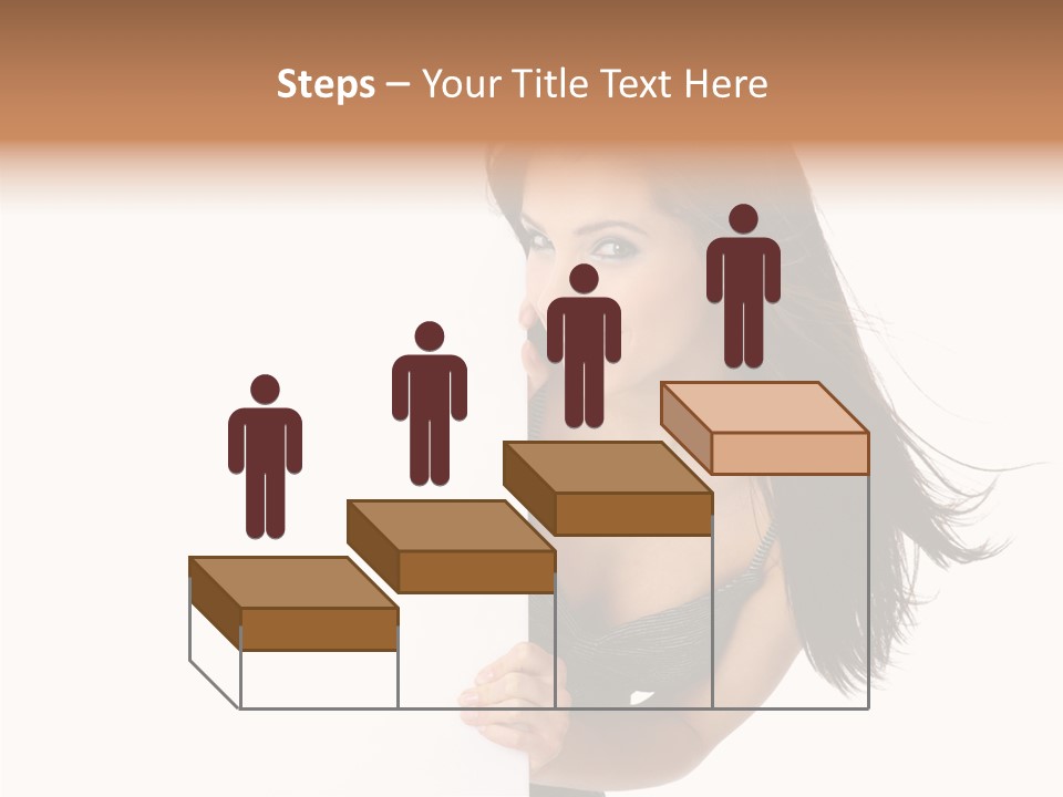 Female Advert Blank PowerPoint Template