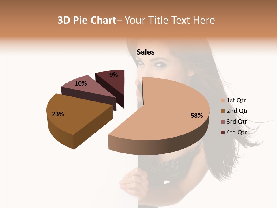 Female Advert Blank PowerPoint Template