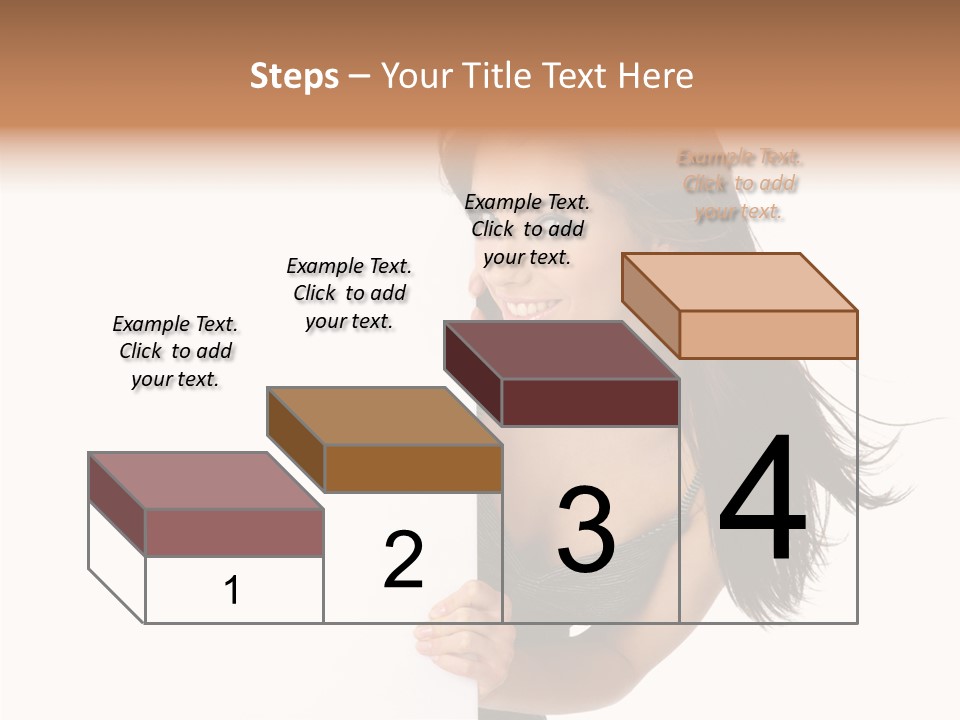 Female Advert Blank PowerPoint Template