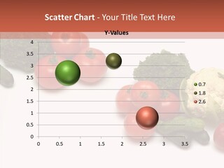 White Vegetable Object PowerPoint Template