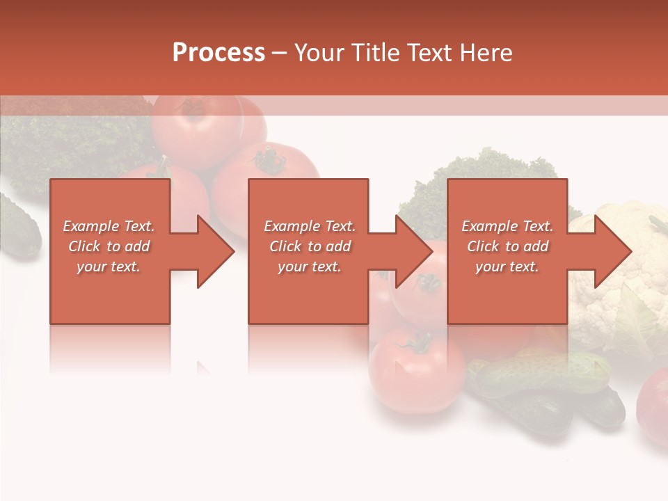 White Vegetable Object PowerPoint Template