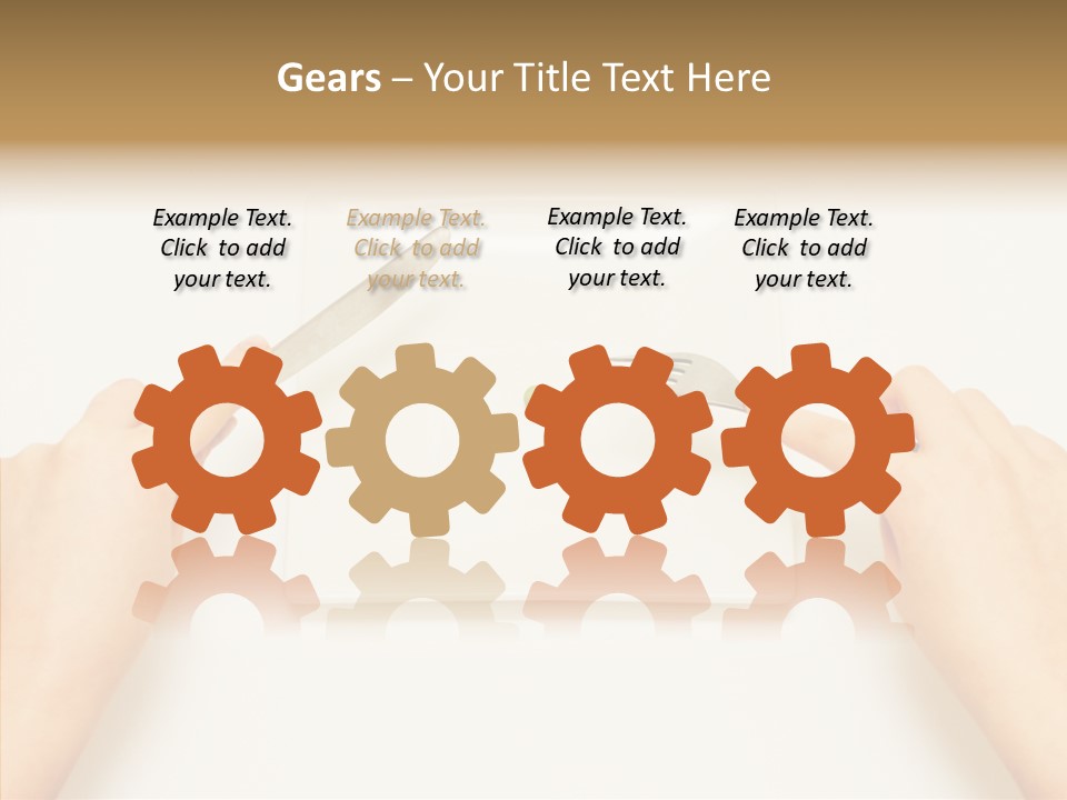 Bulimia Portions Famine PowerPoint Template