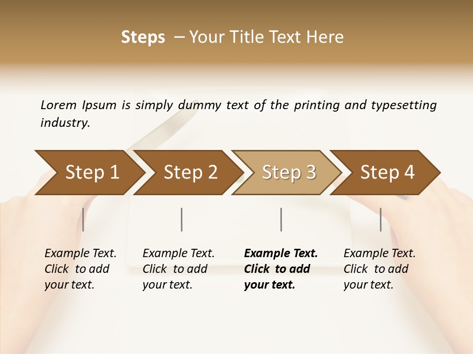 Bulimia Portions Famine PowerPoint Template