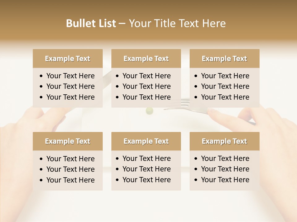 Bulimia Portions Famine PowerPoint Template