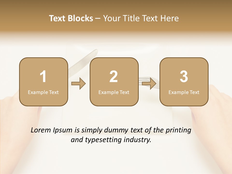 Bulimia Portions Famine PowerPoint Template