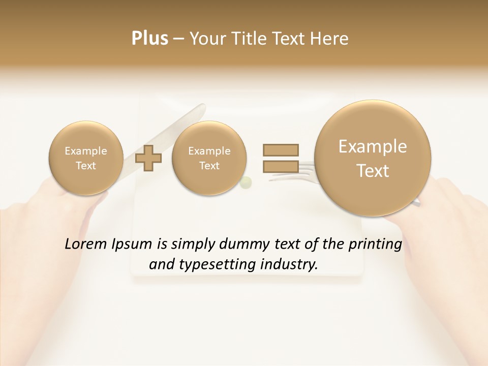 Bulimia Portions Famine PowerPoint Template