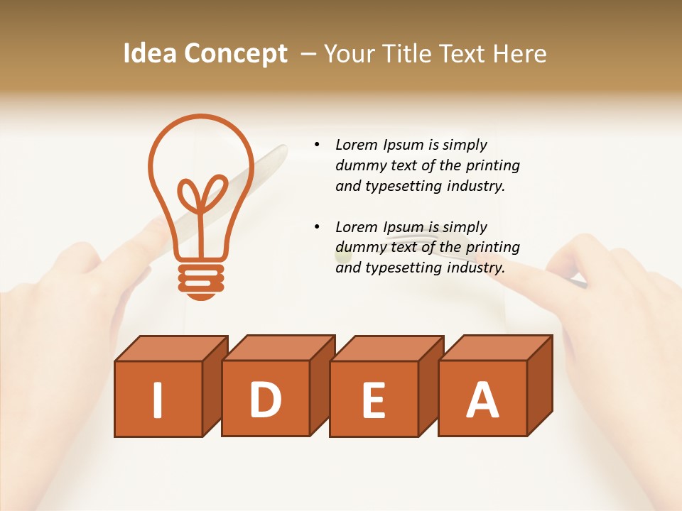 Bulimia Portions Famine PowerPoint Template