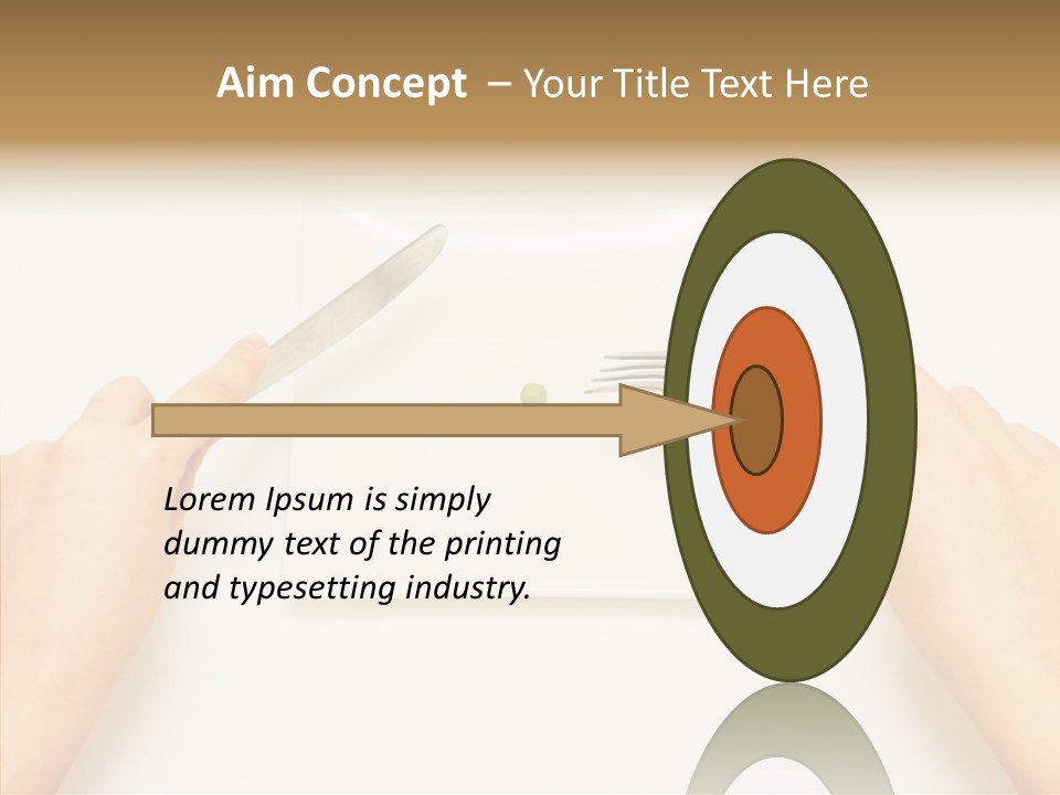 Bulimia Portions Famine PowerPoint Template