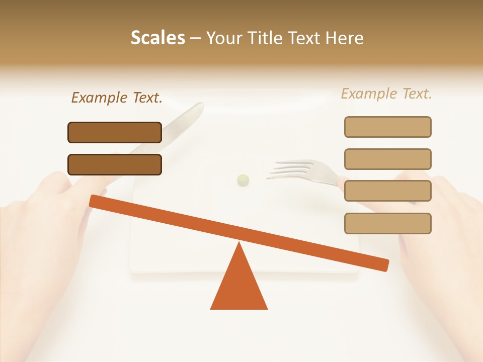 Bulimia Portions Famine PowerPoint Template