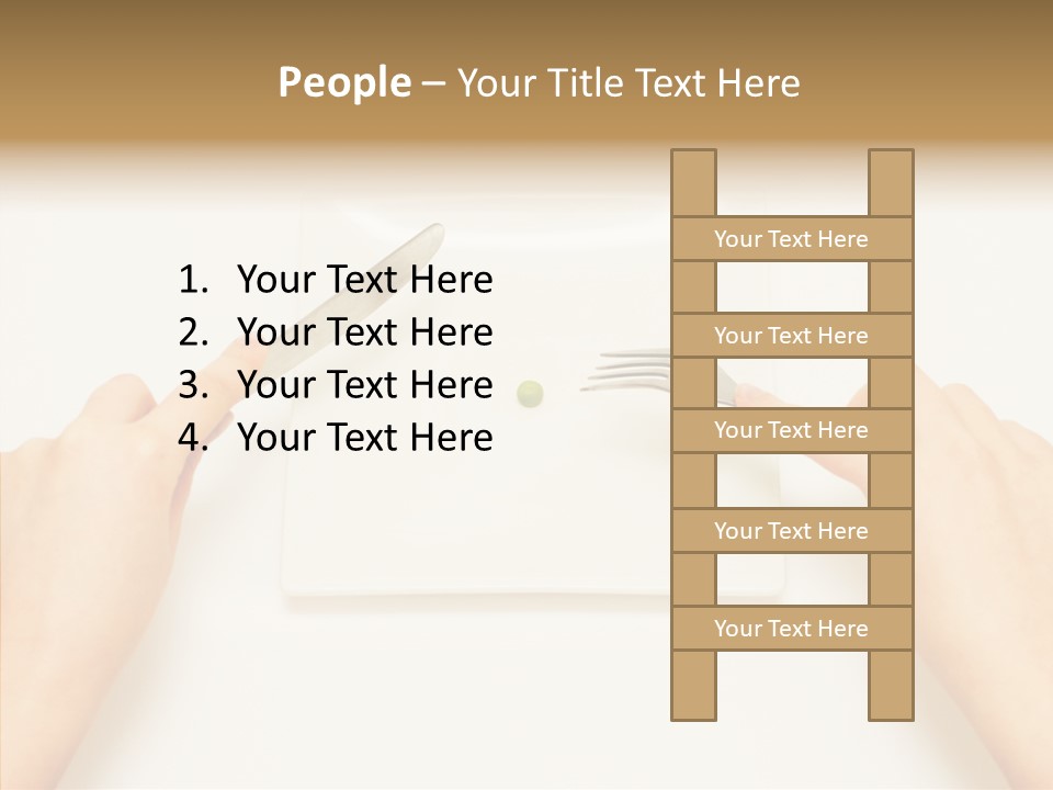 Bulimia Portions Famine PowerPoint Template