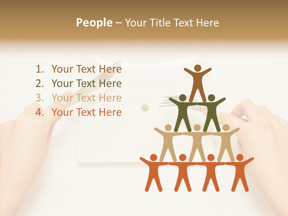 Bulimia Portions Famine PowerPoint Template