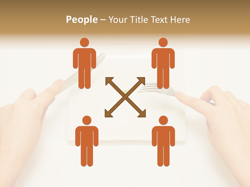 Bulimia Portions Famine PowerPoint Template