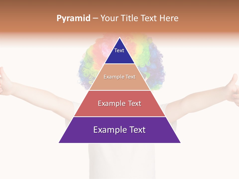 Child Little Thumbs Up PowerPoint Template