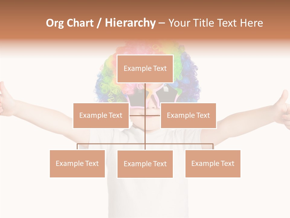 Child Little Thumbs Up PowerPoint Template