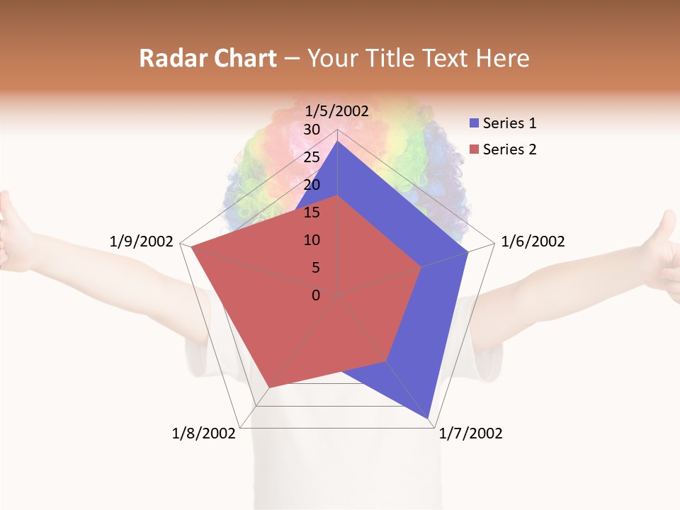 Child Little Thumbs Up PowerPoint Template