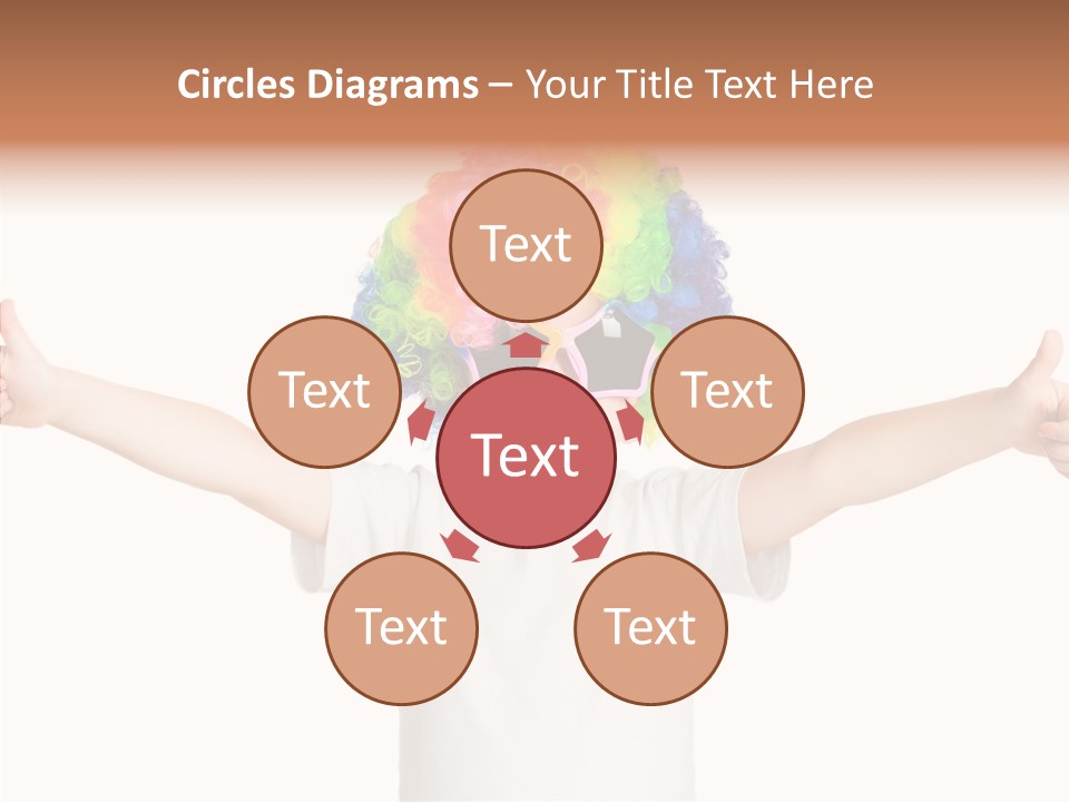 Child Little Thumbs Up PowerPoint Template