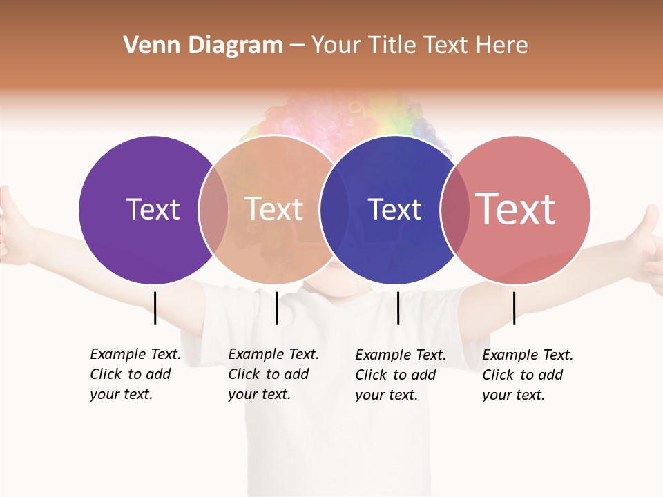 Child Little Thumbs Up PowerPoint Template