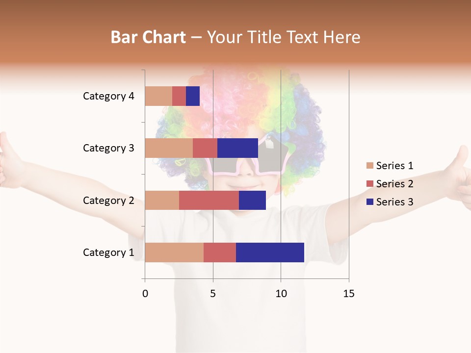 Child Little Thumbs Up PowerPoint Template