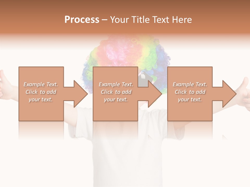 Child Little Thumbs Up PowerPoint Template