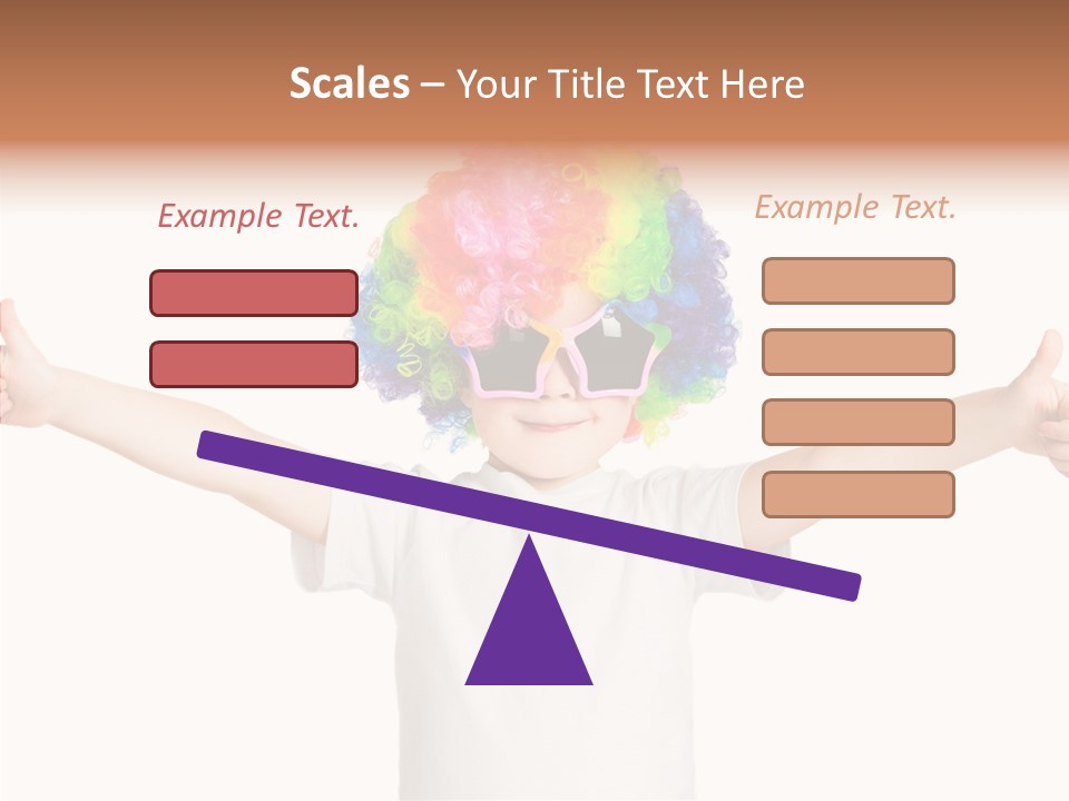 Child Little Thumbs Up PowerPoint Template