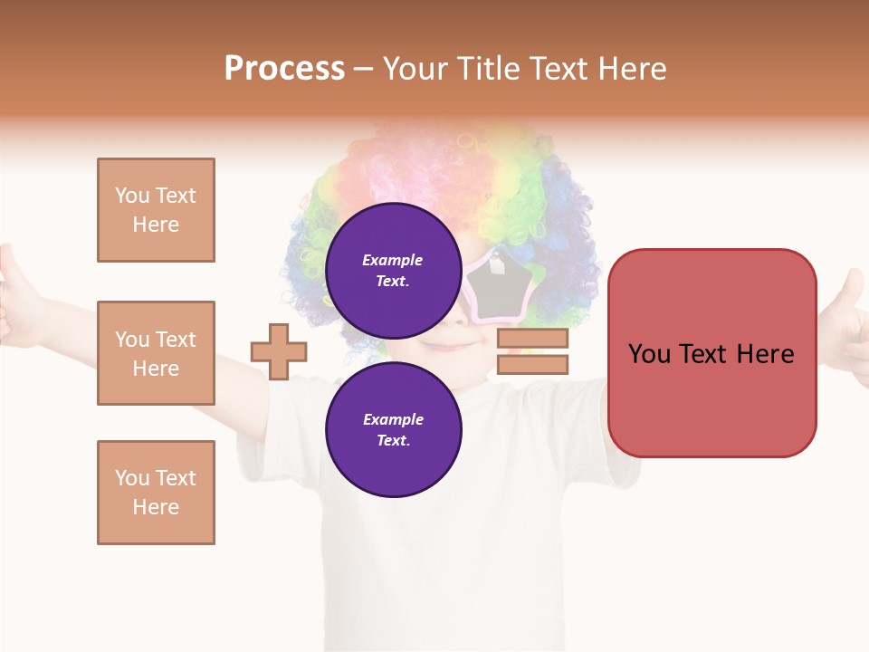 Child Little Thumbs Up PowerPoint Template