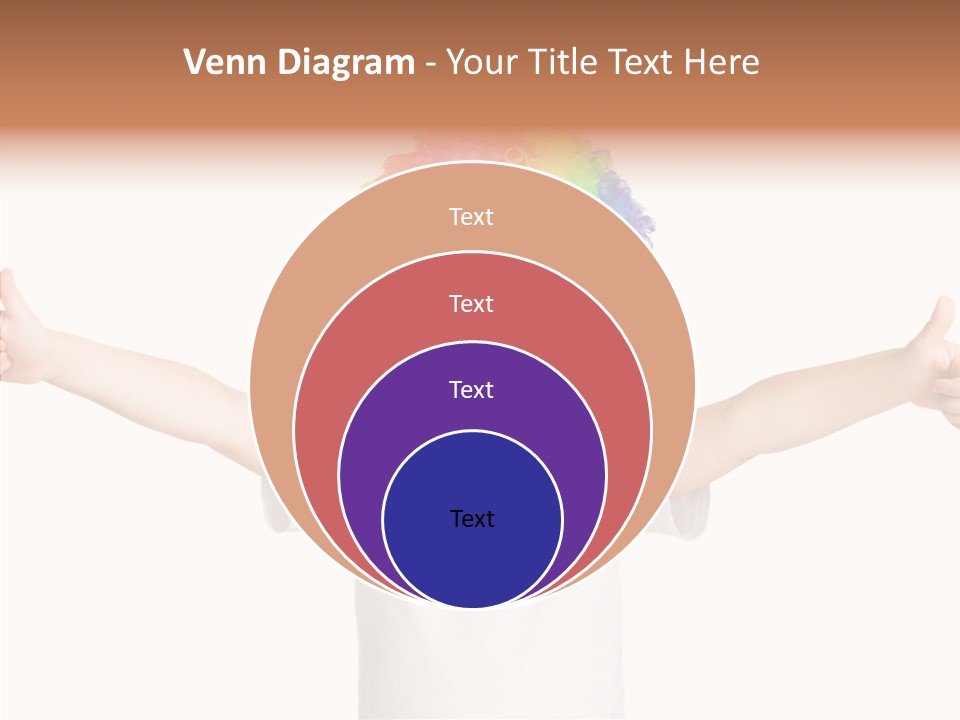 Child Little Thumbs Up PowerPoint Template