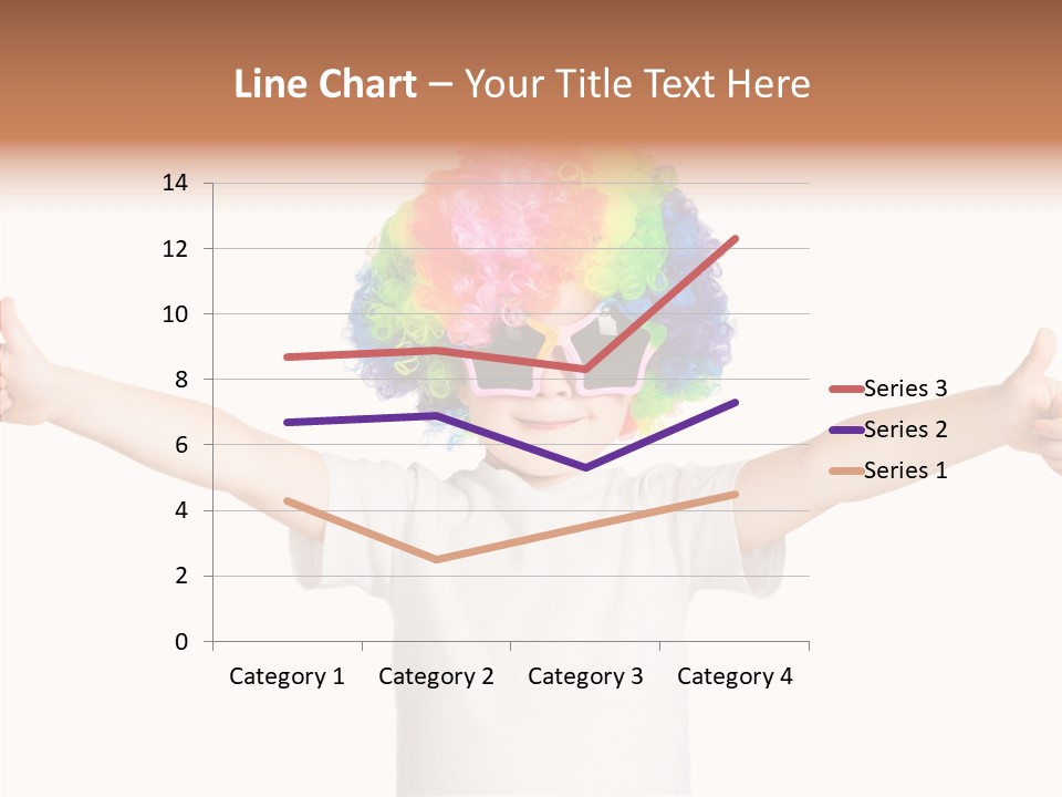 Child Little Thumbs Up PowerPoint Template
