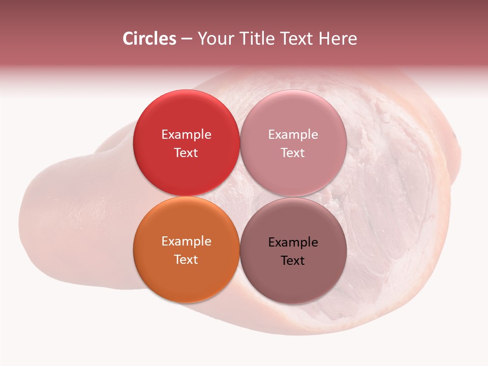 Red Isolated Food PowerPoint Template