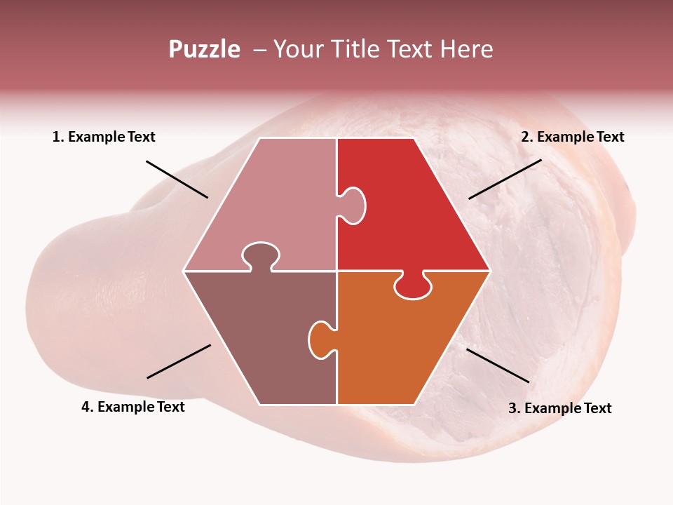 Red Isolated Food PowerPoint Template