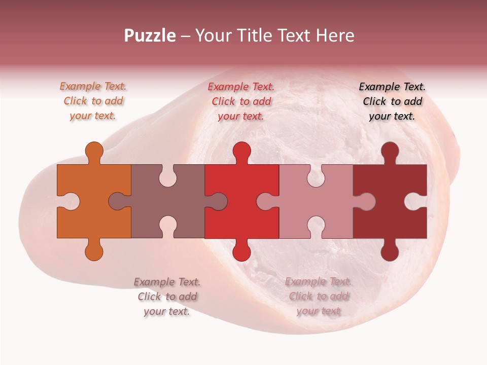 Red Isolated Food PowerPoint Template