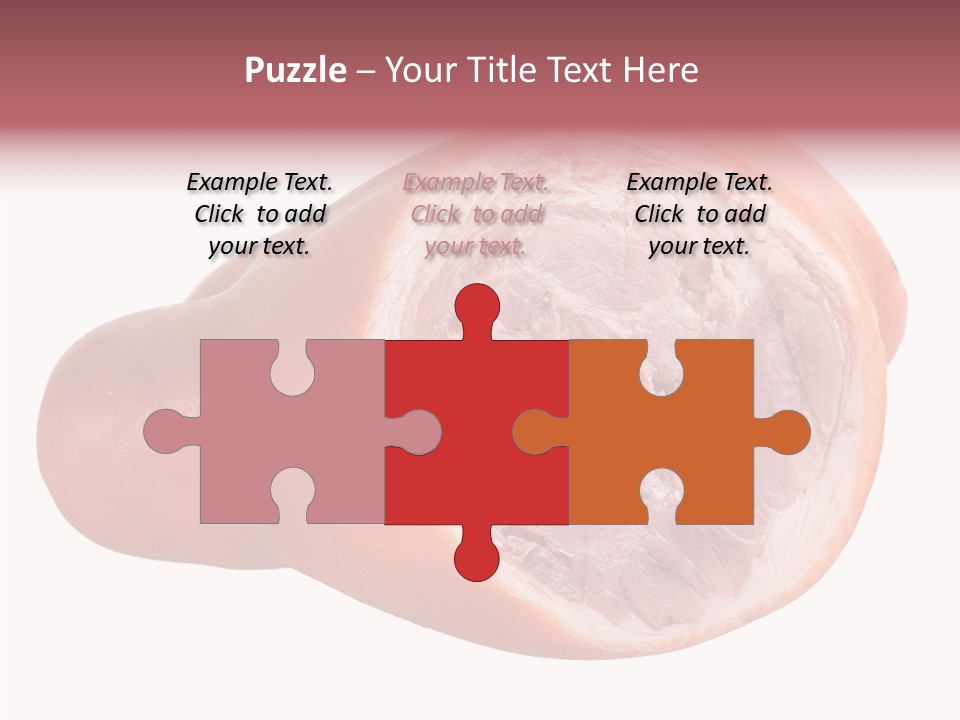 Red Isolated Food PowerPoint Template