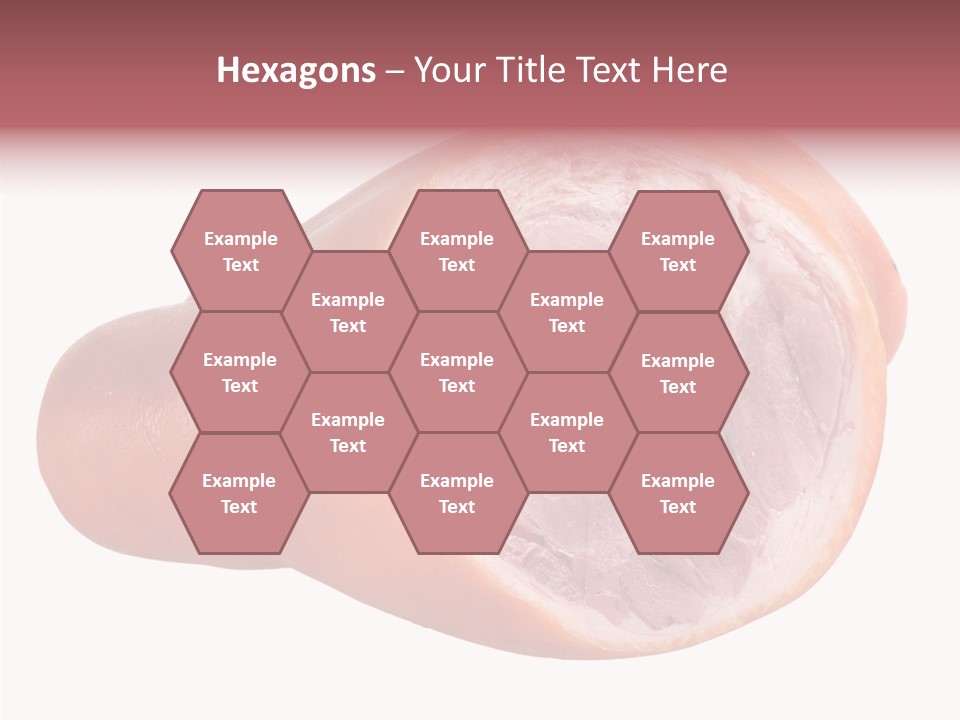 Red Isolated Food PowerPoint Template