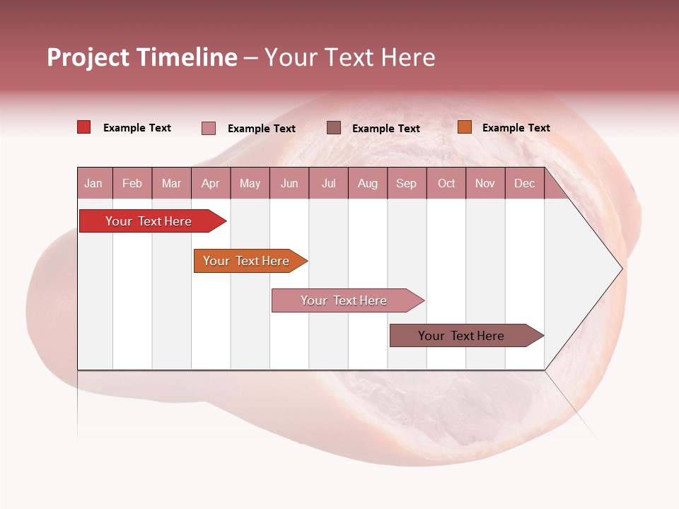 Red Isolated Food PowerPoint Template
