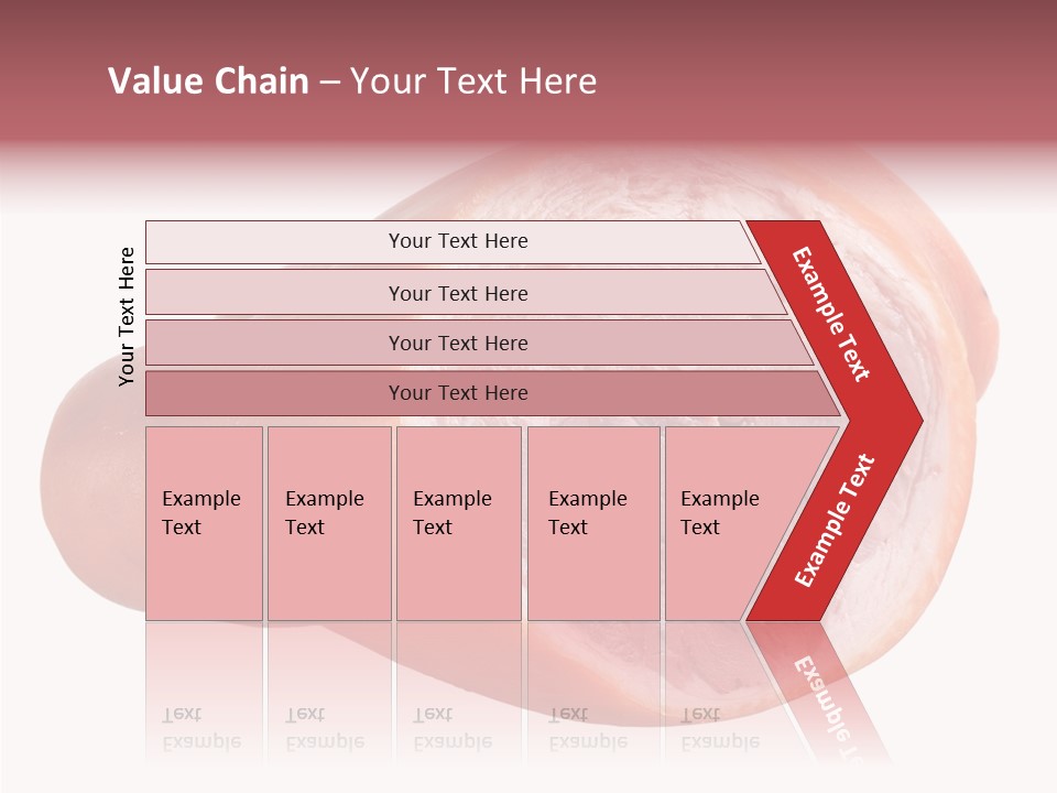 Red Isolated Food PowerPoint Template