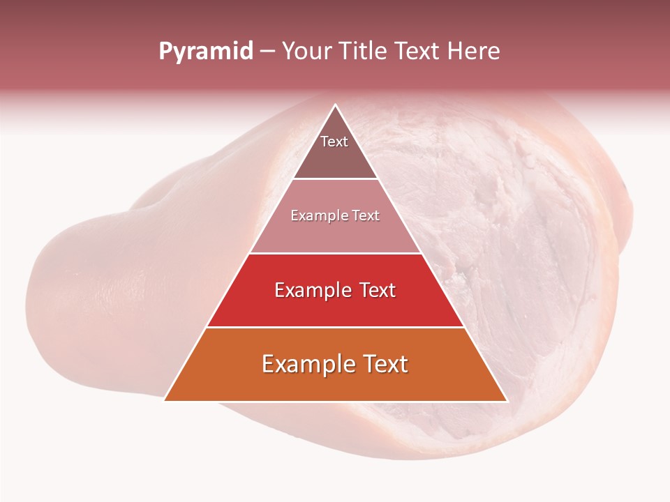 Red Isolated Food PowerPoint Template