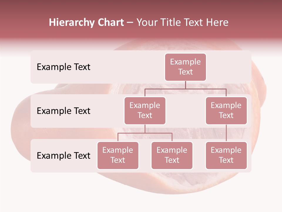 Red Isolated Food PowerPoint Template
