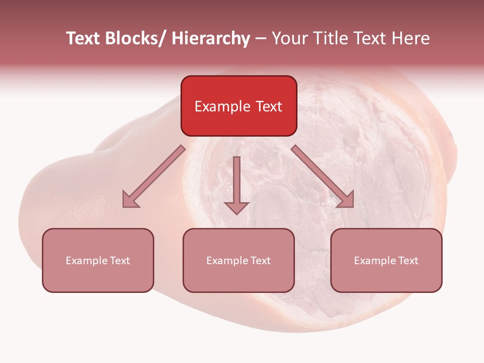 Red Isolated Food PowerPoint Template