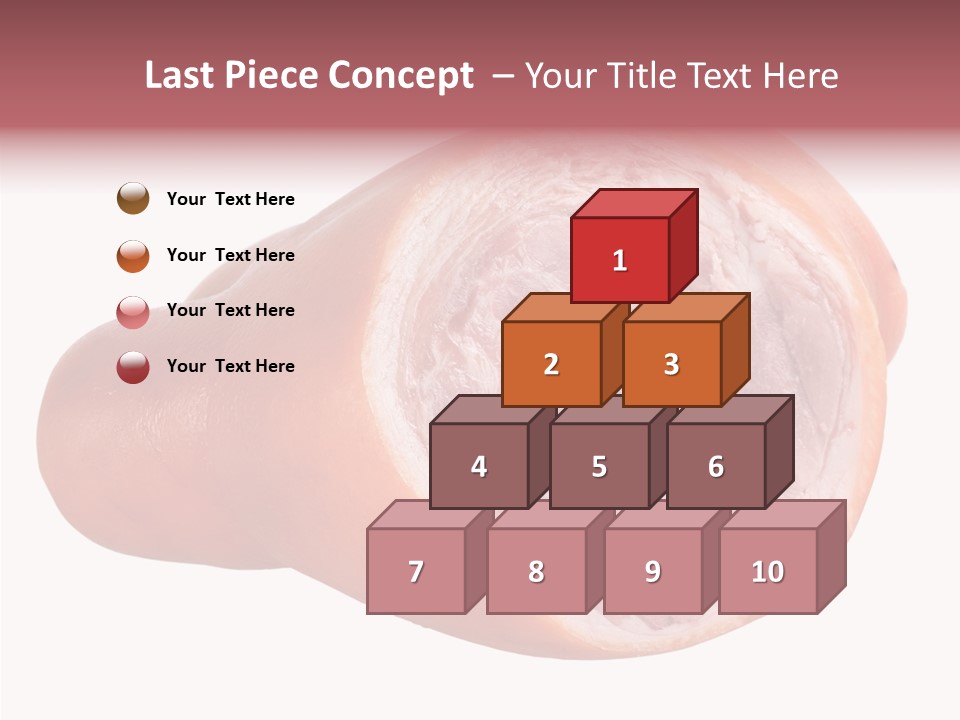 Red Isolated Food PowerPoint Template