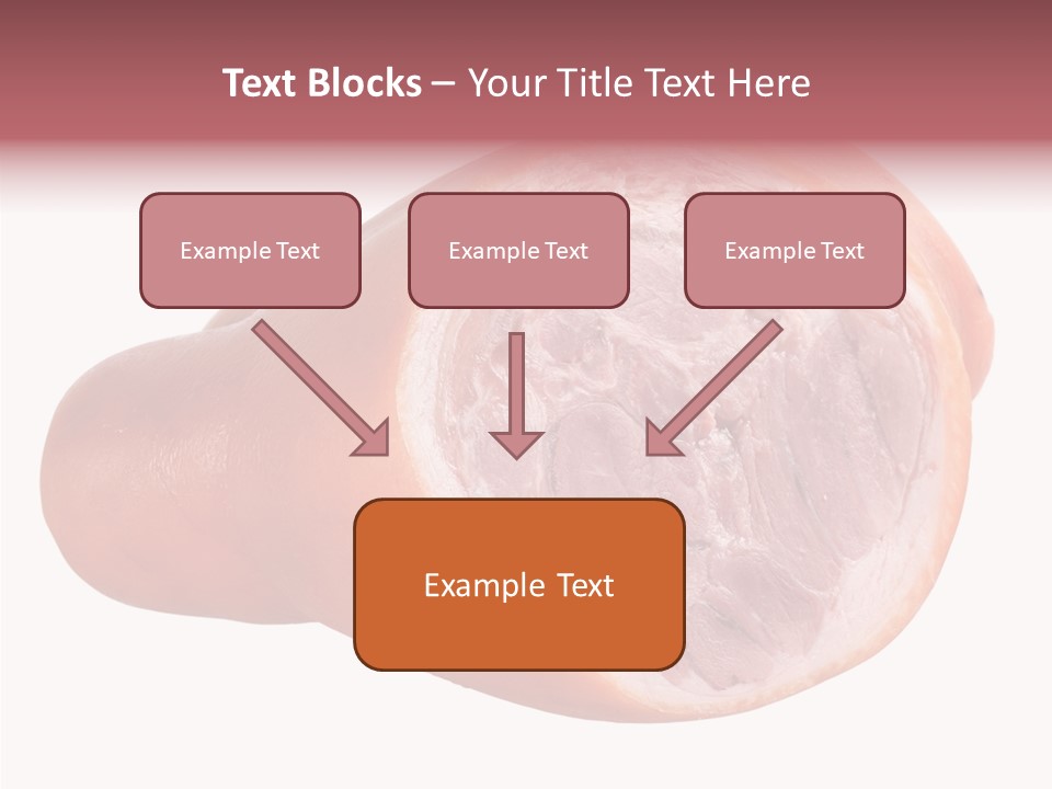 Red Isolated Food PowerPoint Template