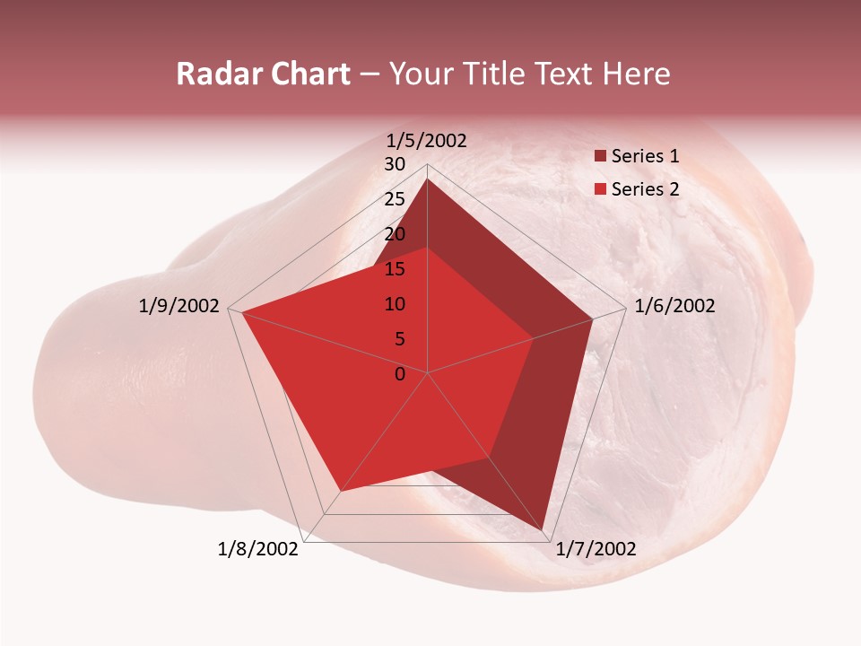 Red Isolated Food PowerPoint Template