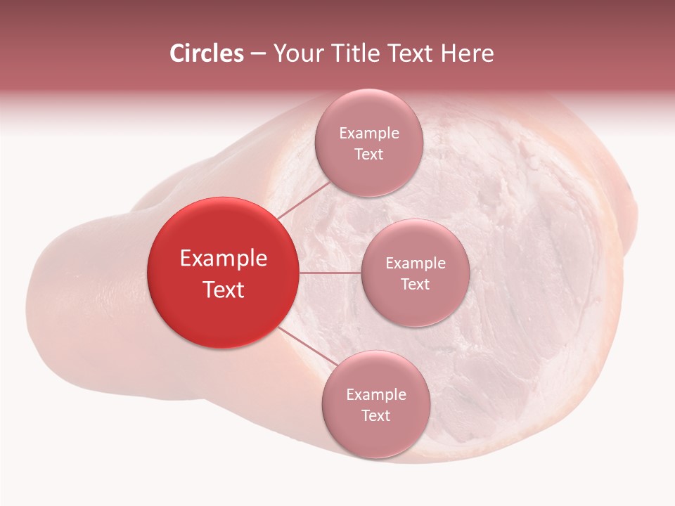 Red Isolated Food PowerPoint Template