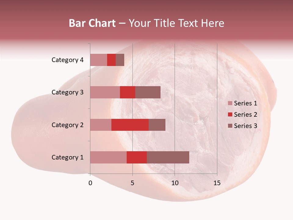 Red Isolated Food PowerPoint Template