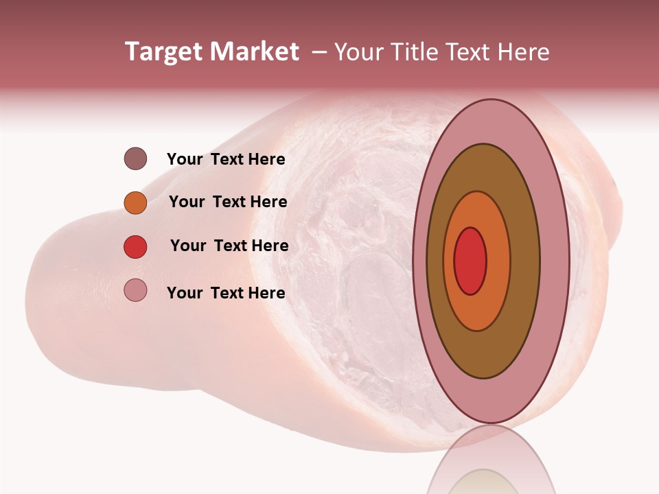 Red Isolated Food PowerPoint Template