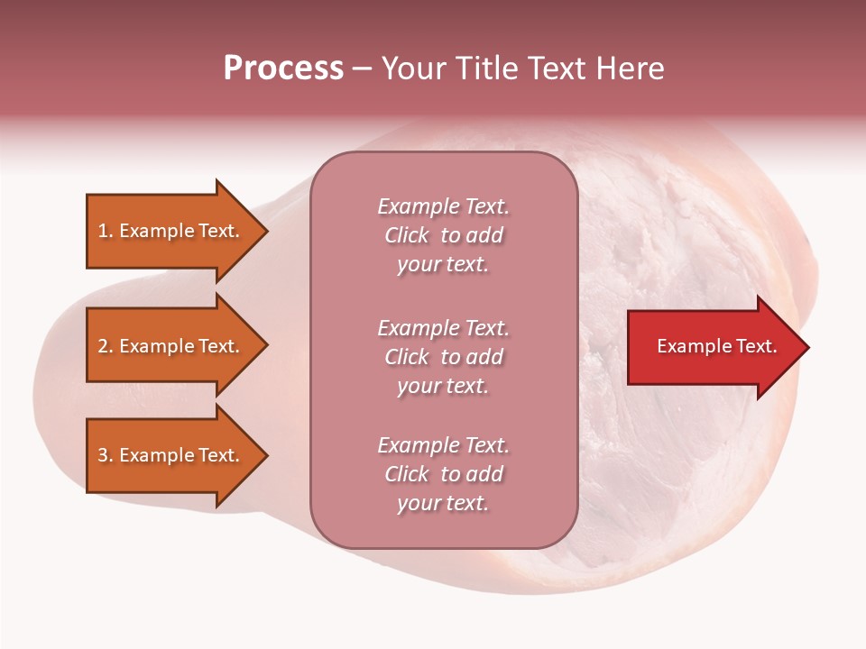 Red Isolated Food PowerPoint Template