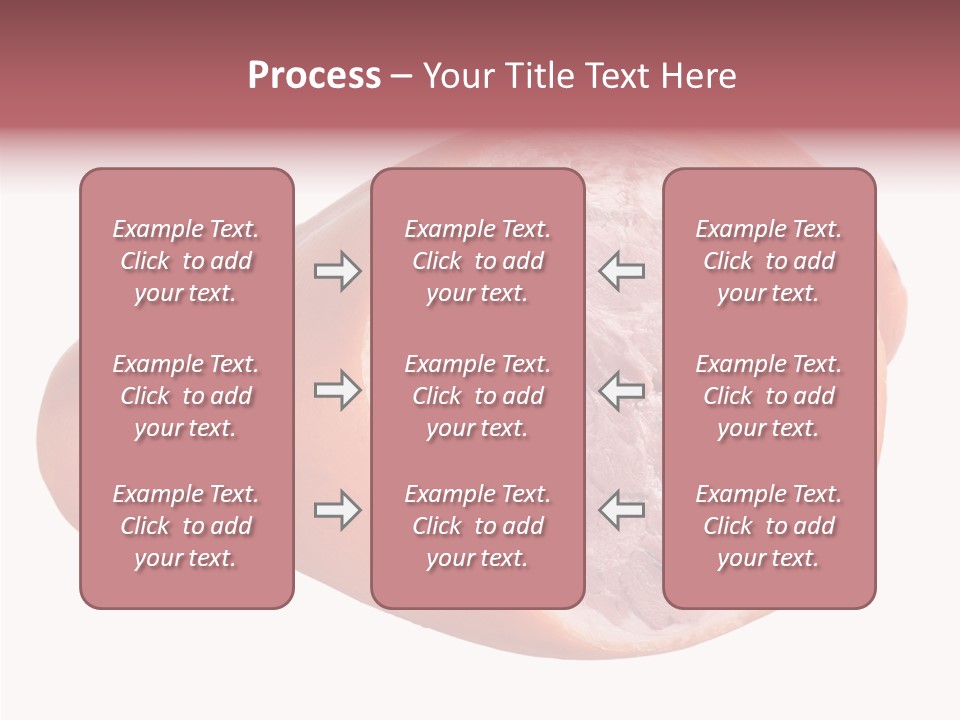 Red Isolated Food PowerPoint Template
