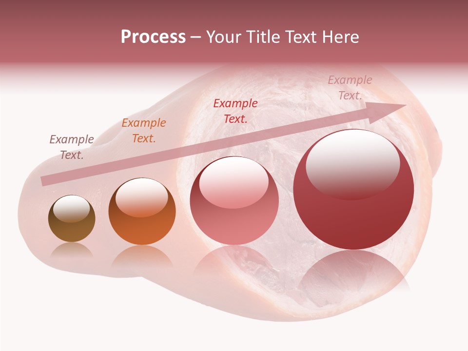 Red Isolated Food PowerPoint Template