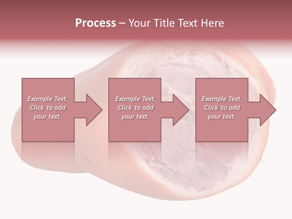 Red Isolated Food PowerPoint Template
